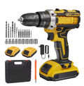 21V Cordless Impact Drill, Electric Screwdriver, Electric Hammer Drill, Mini Cordless Hand Drill, Lithium-ion Battery Power Tools