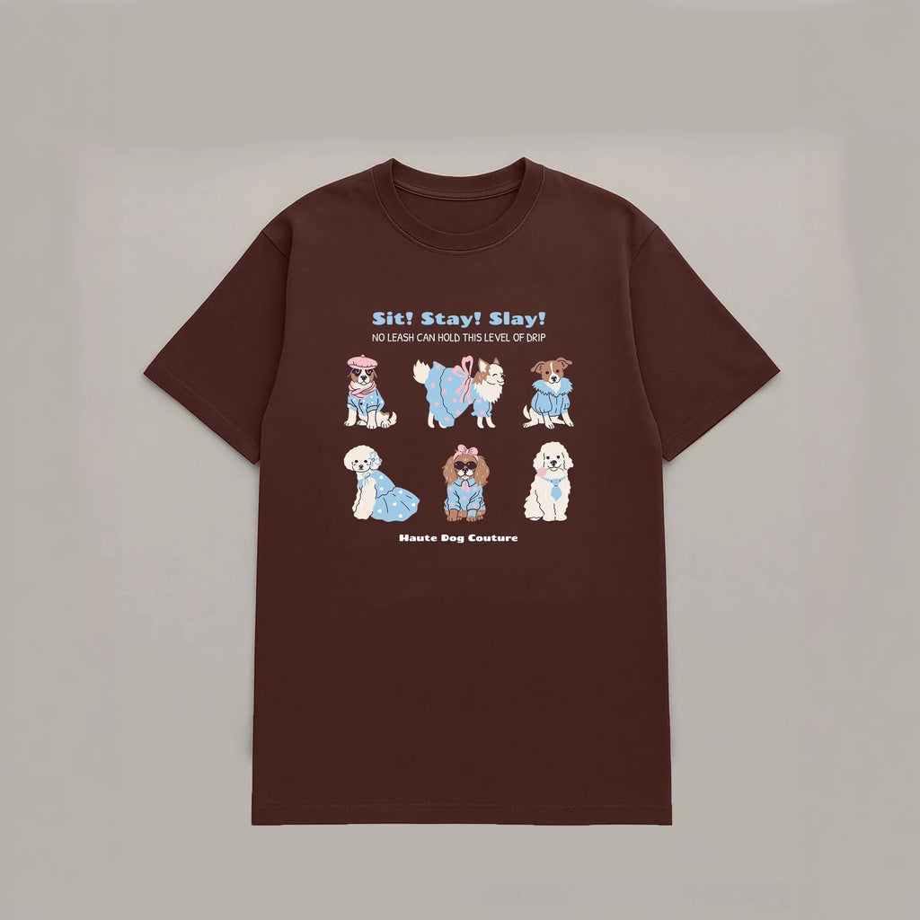 Summer New Arrival Cartoon-style Age-reducing Comfortable Printed Top