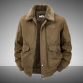 Multi-pocket Casual Cotton Jacket For Young And Middle-aged Adults