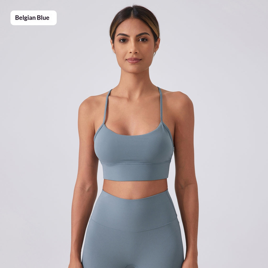 Nude-Feel Y-Back Sexy Beauty-Back Yoga Bra