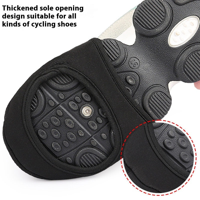 Soft Rebound Windproof Thermal Outdoor Bicycle Half Soles Shoe Cover