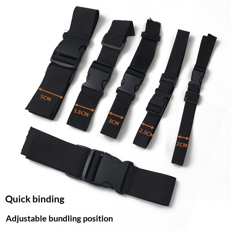 Multifunctional Buckle Elastic Band Tie Strap Adjustable