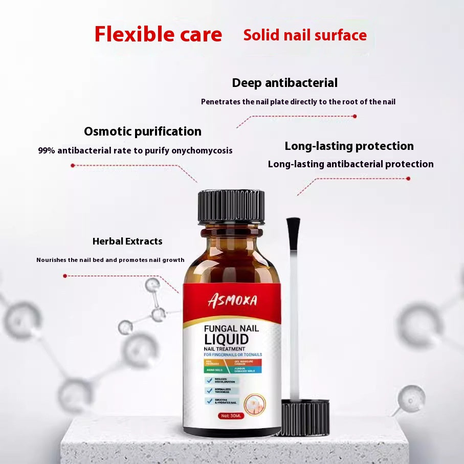 Household Nail Care Solution 30ml Glass Bottle
