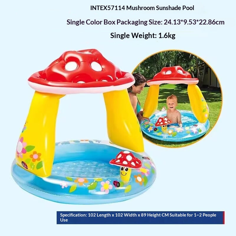 Thickened Inflatable Swimming Pool - Extra Large Family Ocean Ball Pit Paddling Pool for Adults and Kids Outdoor Water Play
