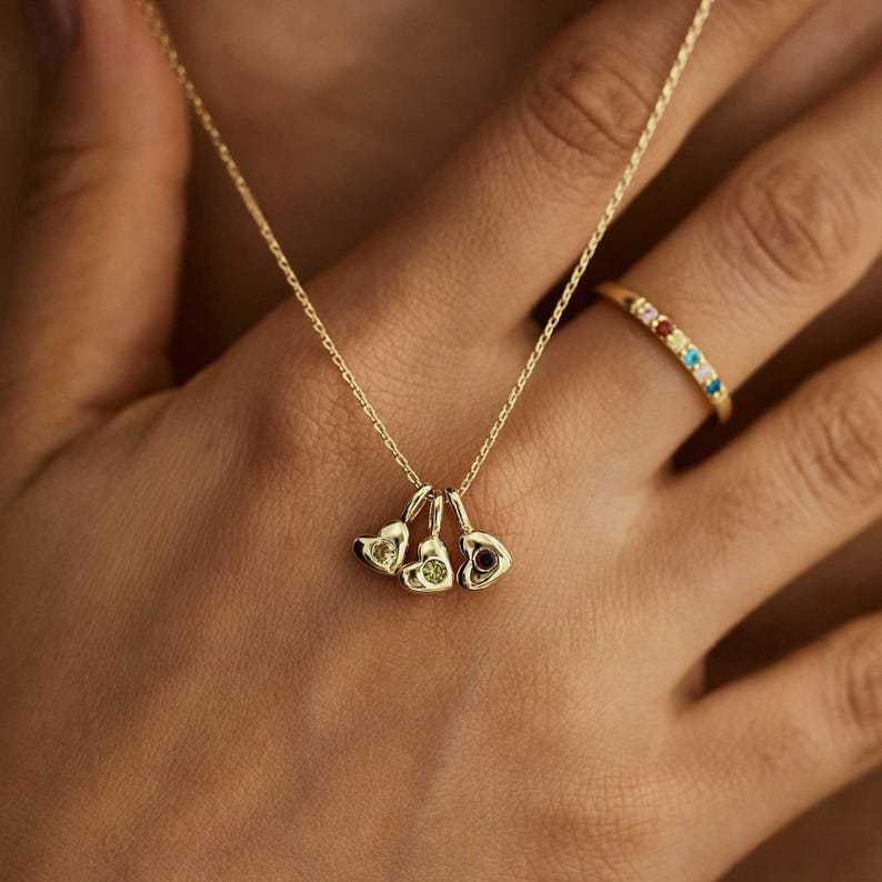 Light Luxury Custom Heart-shaped Pendant Necklace Women's Collarbone Chain