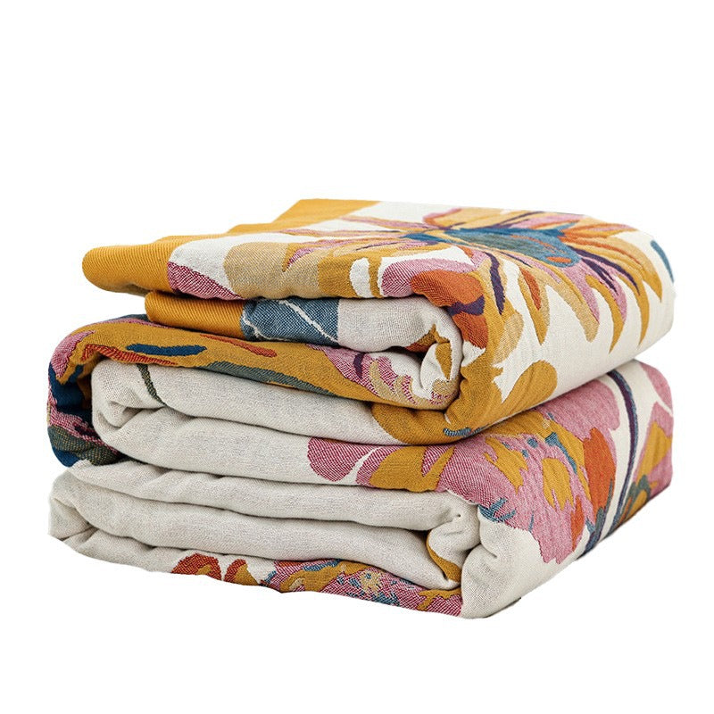 Cotton Multlayer Gauze Towel QuiltAllcotton Towel Blanket