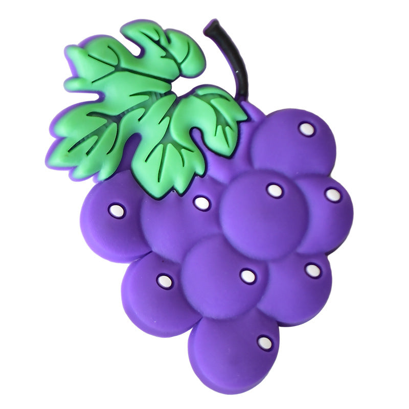 Cartoon Fruit-shaped Hollow Bag Beach Decoration DIY Detachable Soft Silicone Shoe Charm
