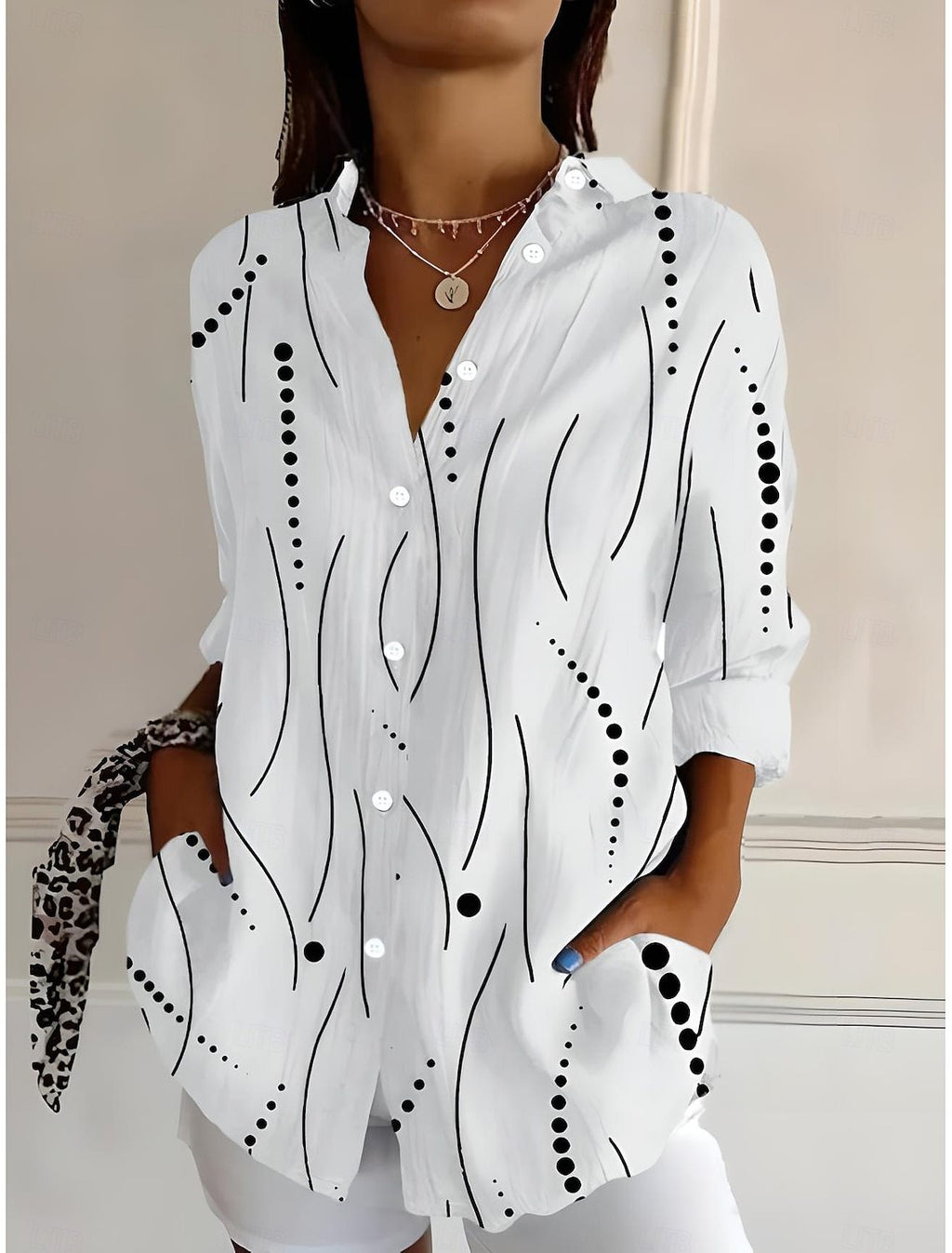 Shirt Girl Europe And America Leisure Long Sleeve