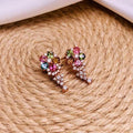 New Minimal Vintage  Style Stud Earrings, Inlaid Crystal Niche Trendy Versatile Elegant Personality Earrings For Women