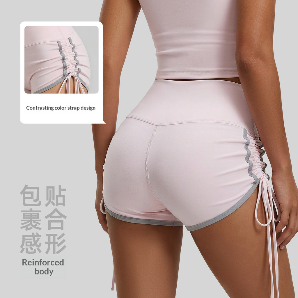 New Womens Drawstring Sports Shorts