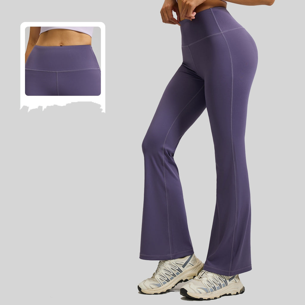 Womens Athletic Tight-fitting Bootcut Yoga Pants