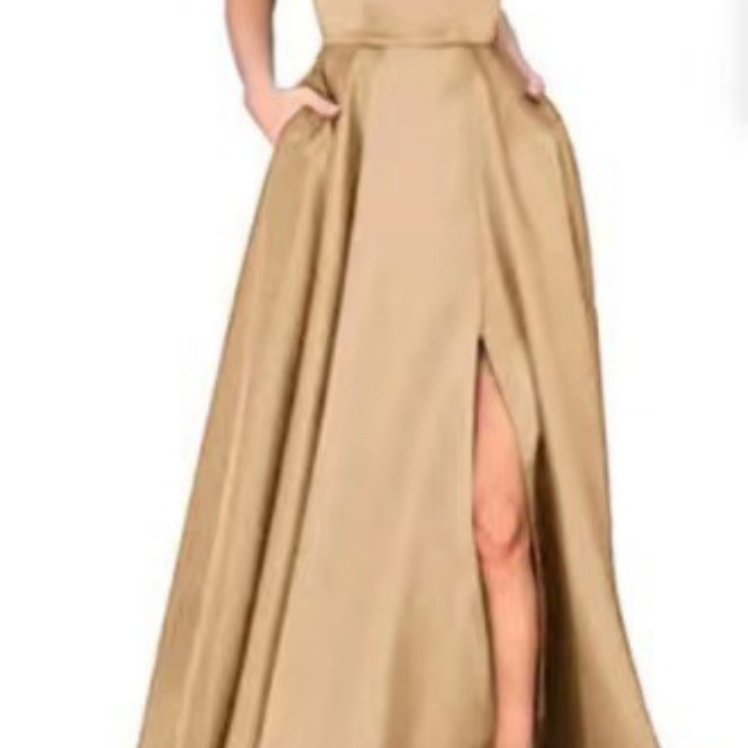 European And American Bridesmaid Dress, Long Style, Figure-flattering, Off-the-shoulder Design