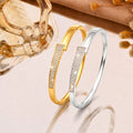 Affordable Luxury Full-diamond Titanium Steel Bracelet