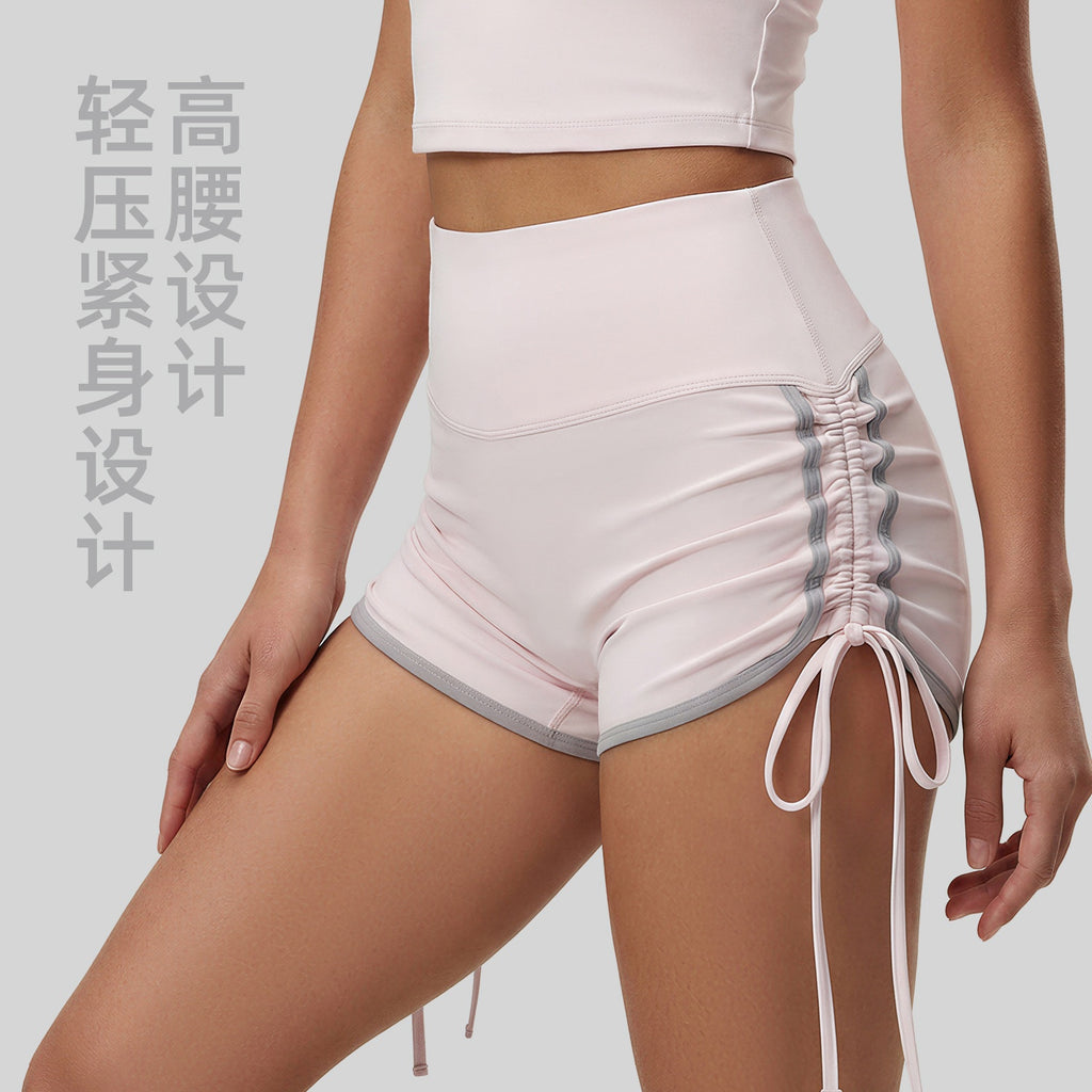 New Womens Drawstring Sports Shorts