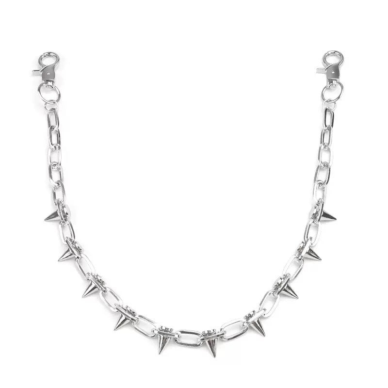 Fashionable Rivet Metal Chain Belt