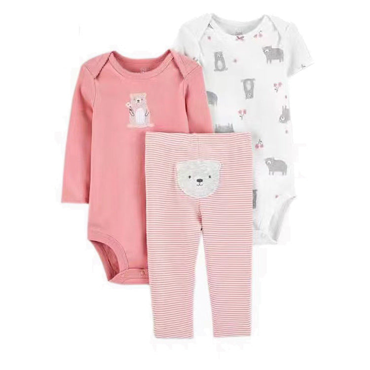 Childrens SpringAutumn New Arrival Infant And Toddler Three-Piece Set