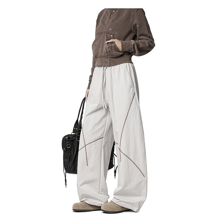 Americanstyle Straight Leg Casual Pants Summer