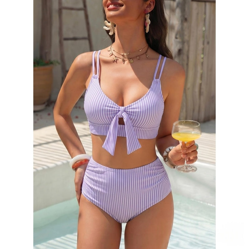 Sexy Printed Multi Color Swimsuit Set