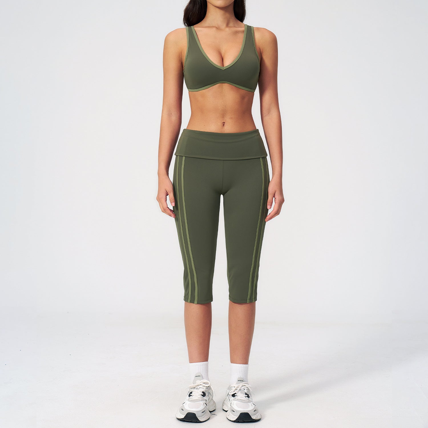 Fitness Bare-feel Sports Running Yoga Outfit For Women