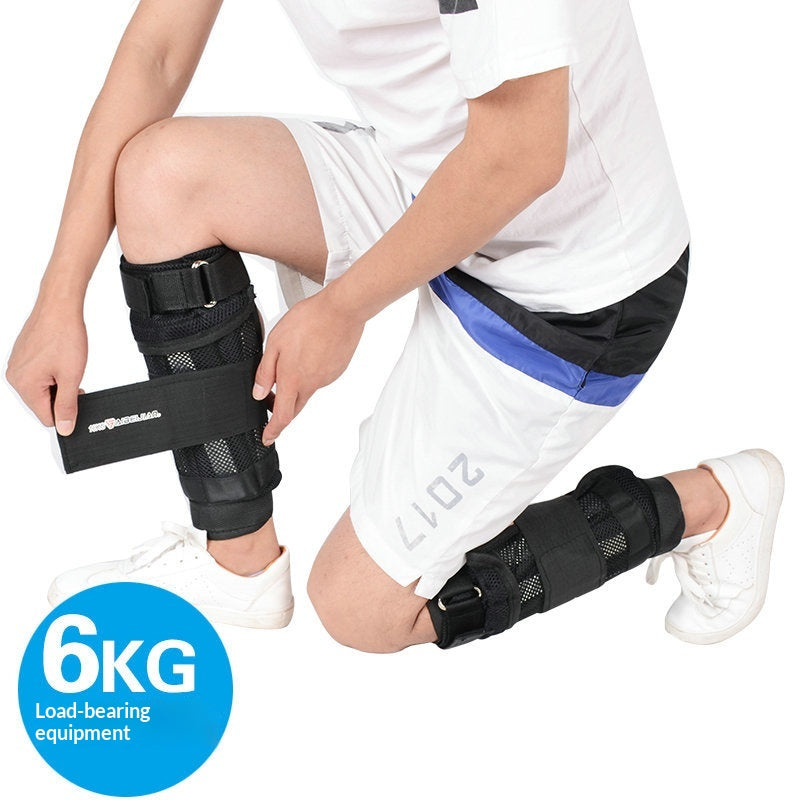 Steel Plate Leg Wraps With Sandbag Weights