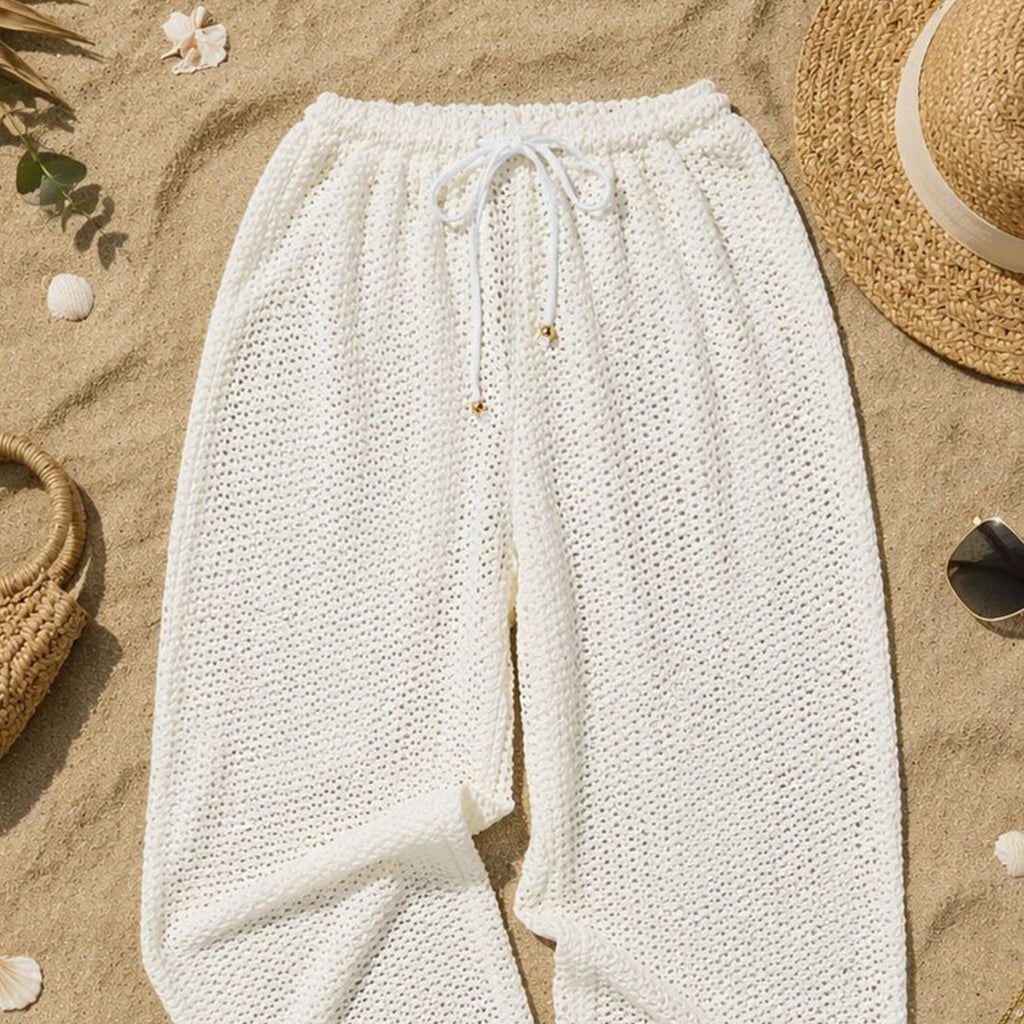 New Semi-transparent Floor-length Trousers