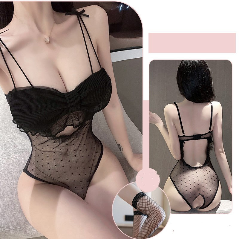 Underwear  Crotch Free Small Chest Gathered Pajamas