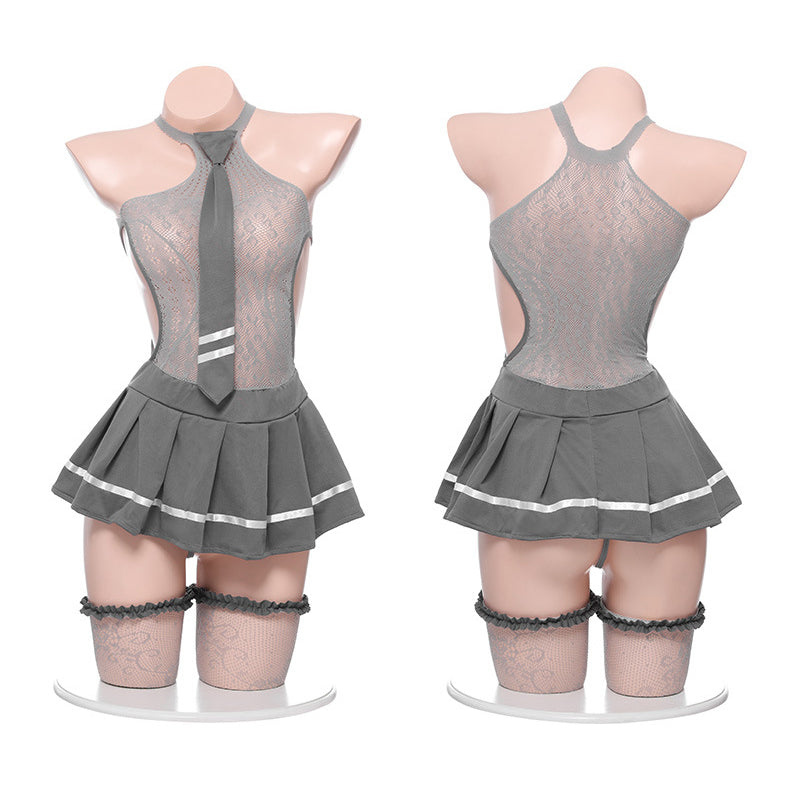 Net Stockings Uniform Temptation Perspective Maid Costume