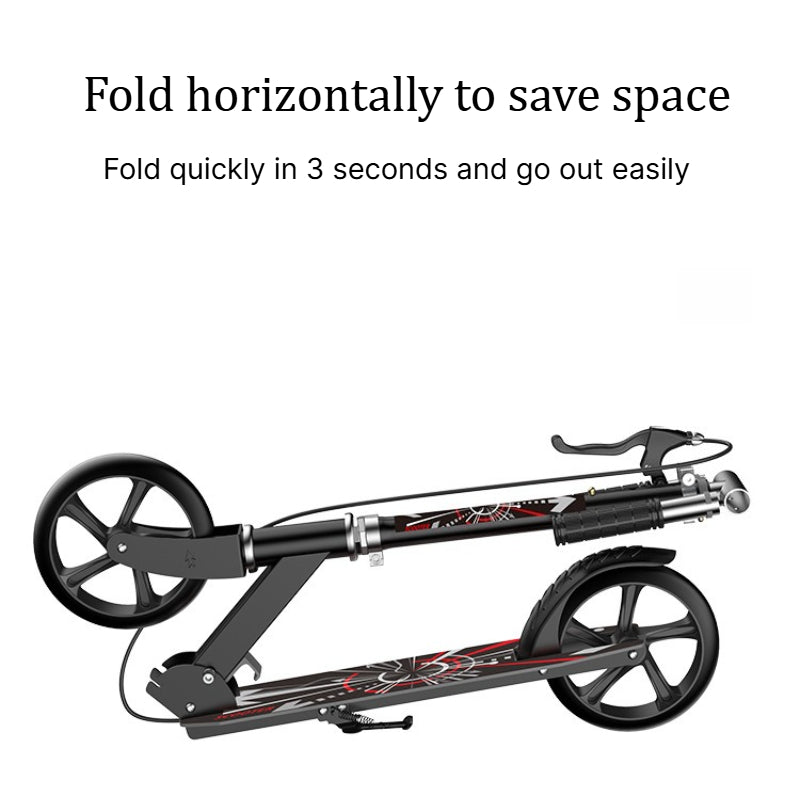 New Kids Scooter 2-Wheel Adjustable Height Scooter With Handbrake For 6-12 Years
