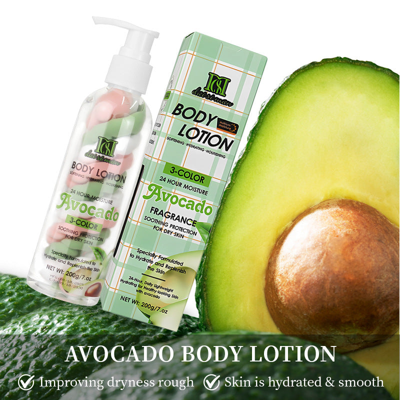 Three-Color Spiral Moisturizing Body Lotion