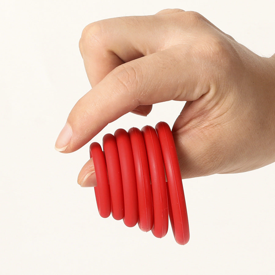 Men's Delay Binding Silicone Ring