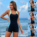 New Colorful Sports One-piece Swimsuit