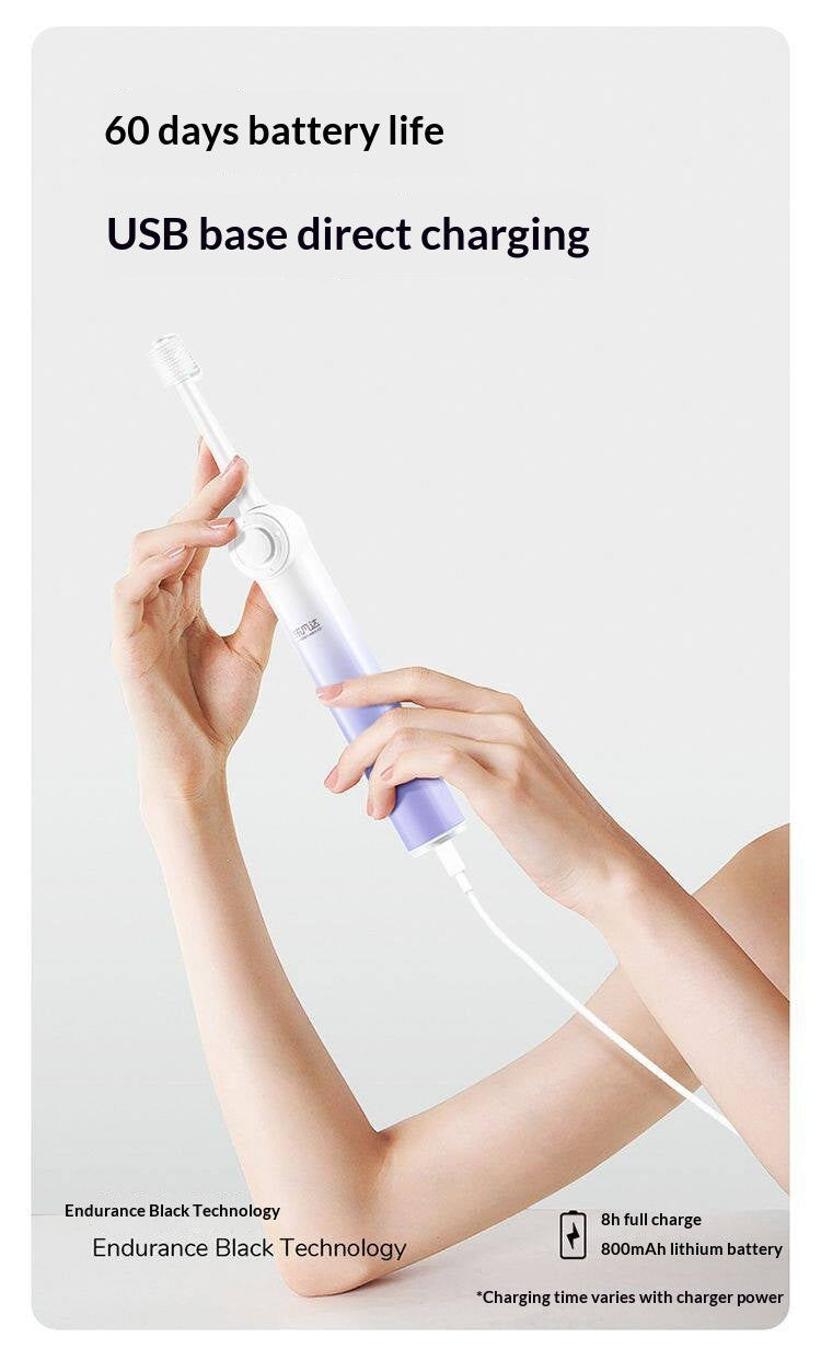 Rotary Rechargeable Toothbrush For Men And Women