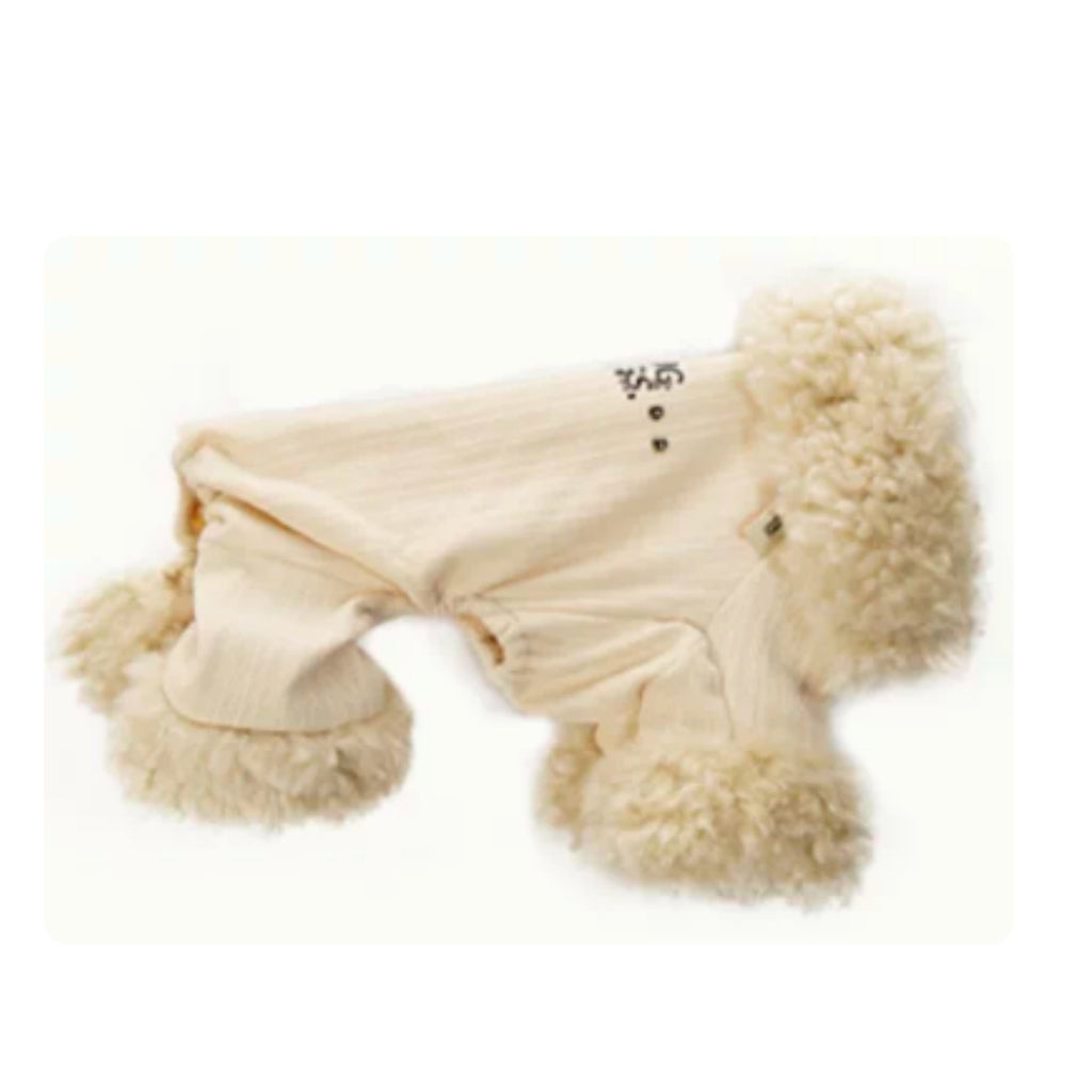 Dog Clothes Four Legged Pet Powder Noblewoman Winter New Year