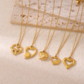 Stainless Steel Heart-shaped Pendant Necklace