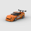 358PCS Orange Sports Car MOC Building Blocks MK4