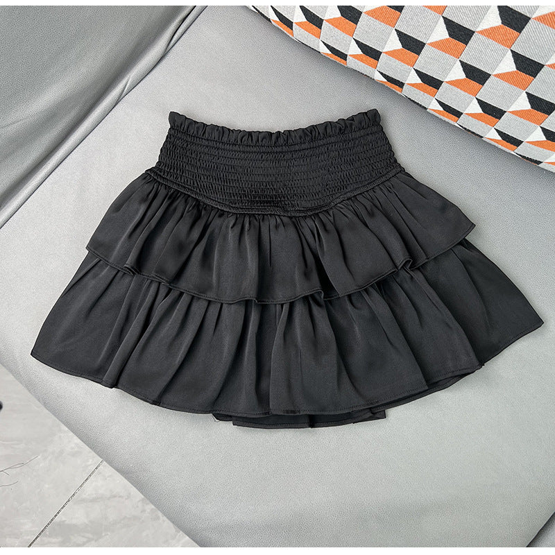 Summer-style Ballet-inspired White Skirt