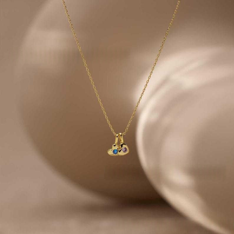 Light Luxury Custom Heart-shaped Pendant Necklace Women's Collarbone Chain