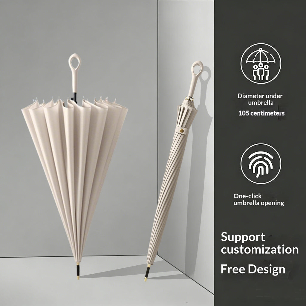 Atmospheric Korean-style Long-handled Umbrella