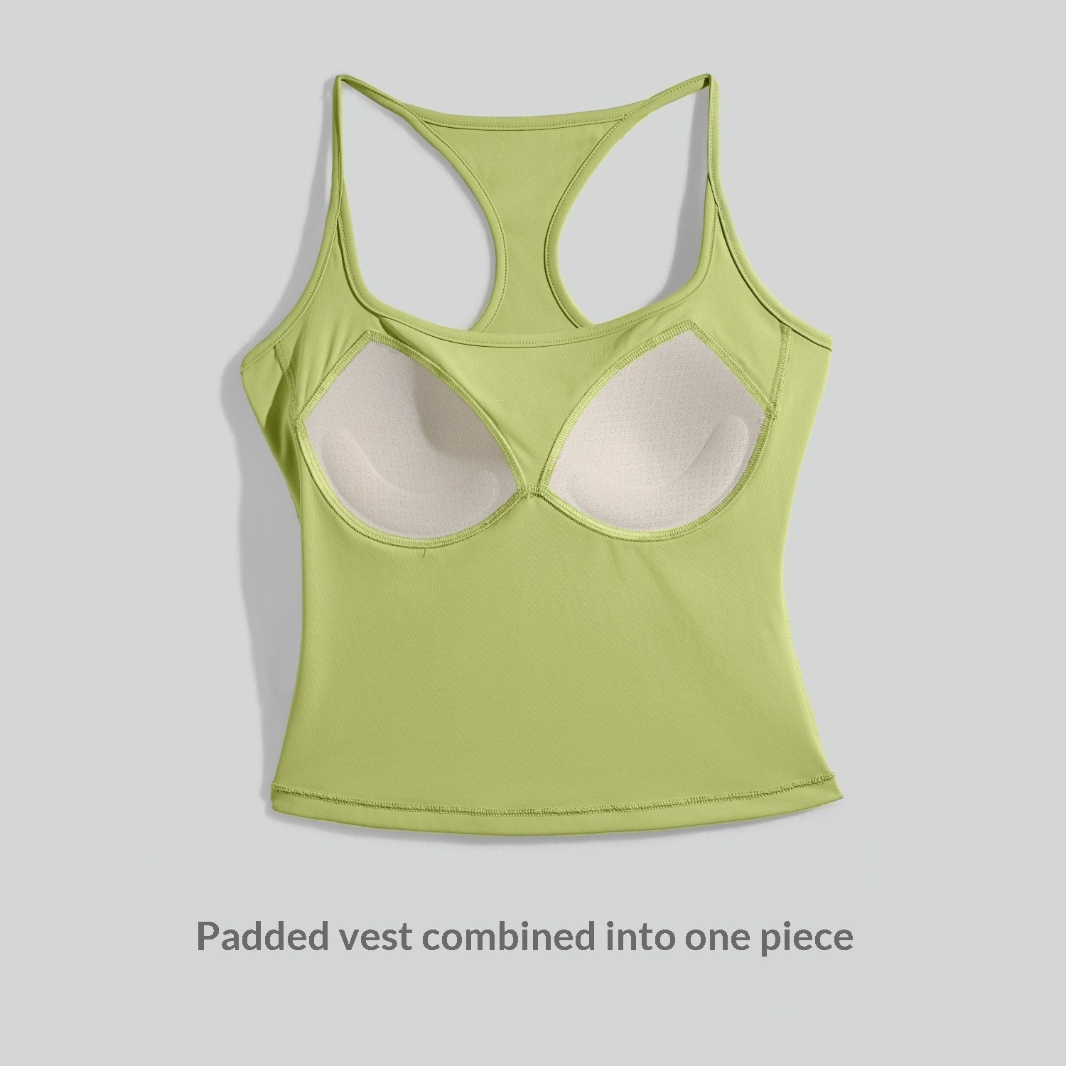 U-Neck High-Elastic Sports Underwear Womens Summer Vest