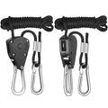 Cargo Binding Rope, 1-8 Inch 6-foot Long Heavy-duty Adjustable Rope Ratchet Cargo Binding Rope  150 Pound Load-bearing Capacity With Snap Ring Buckle Fixing Device.  Plastic Gear
