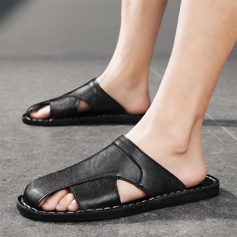 Hand-stitched Casual Mens Beach Sandals