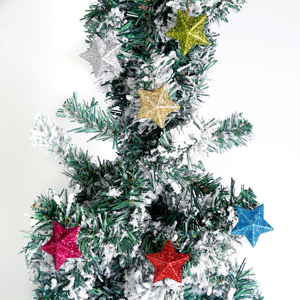 Glitter Powder Five Pointed Star Pendant