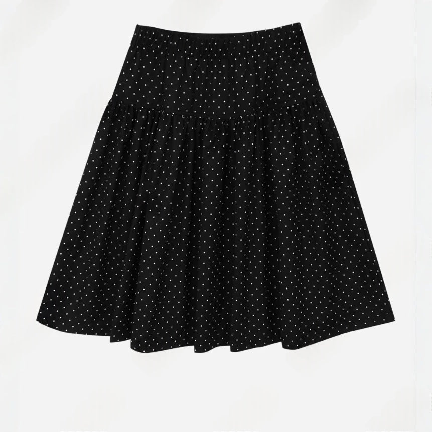 Korean-style Sweet And Versatile Polka-dot Age-reducing Skirt