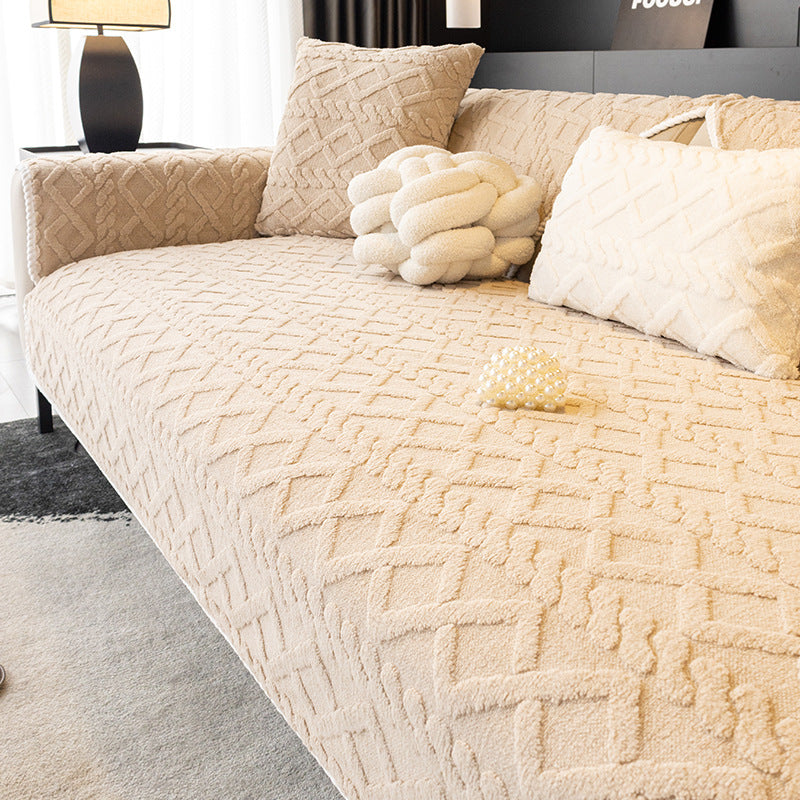 Solid-color Cotton Sofa Cushion For Home Use