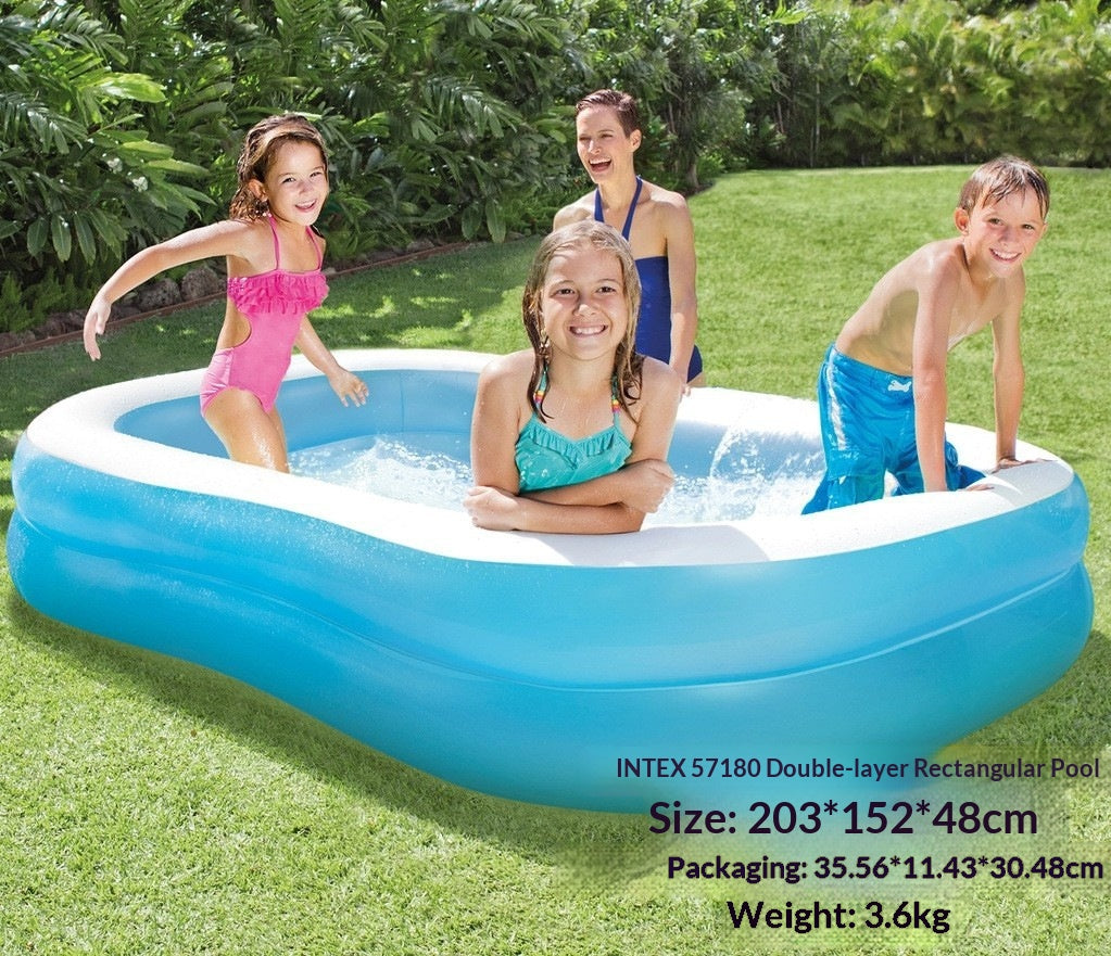 Thickened Inflatable Swimming Pool - Extra Large Family Ocean Ball Pit Paddling Pool for Adults and Kids Outdoor Water Play