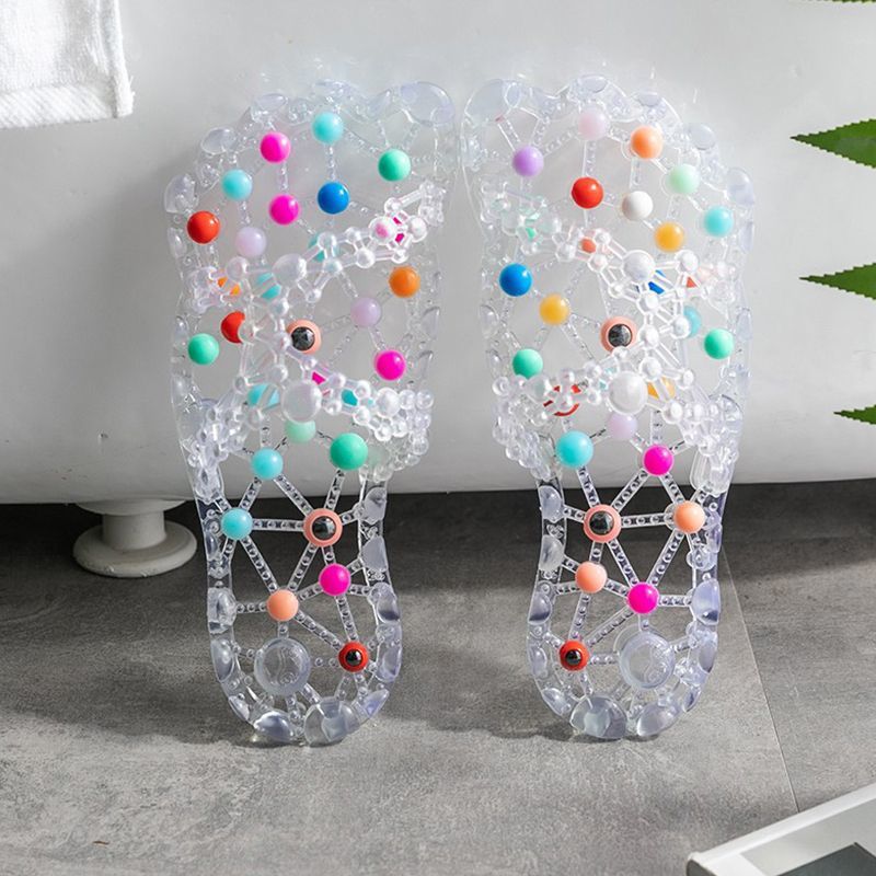 Summer Non-Slip Indoor Hollow-Out Foot-Massage Slippers For Women