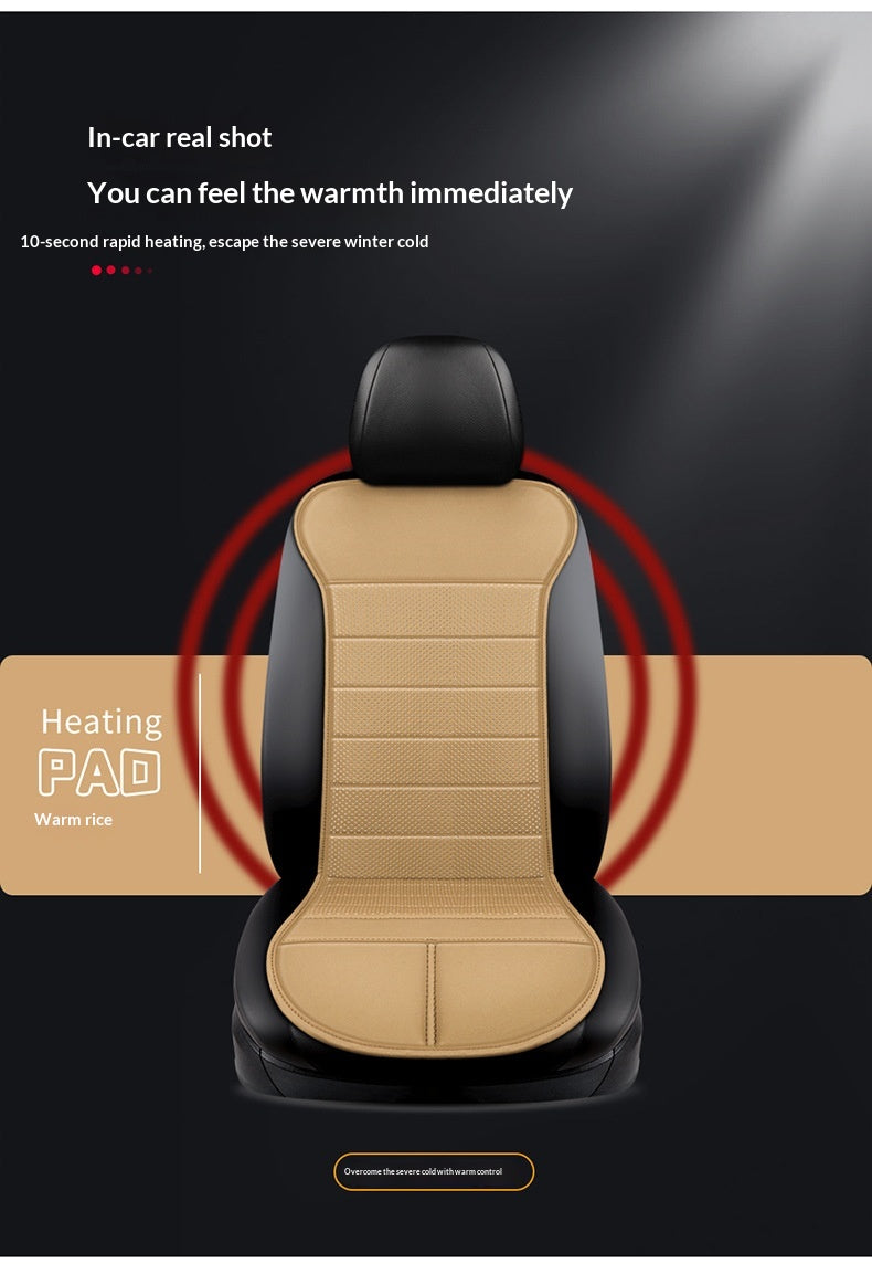 Vest-style Car Heated Seat Cushion Winter Single Piece